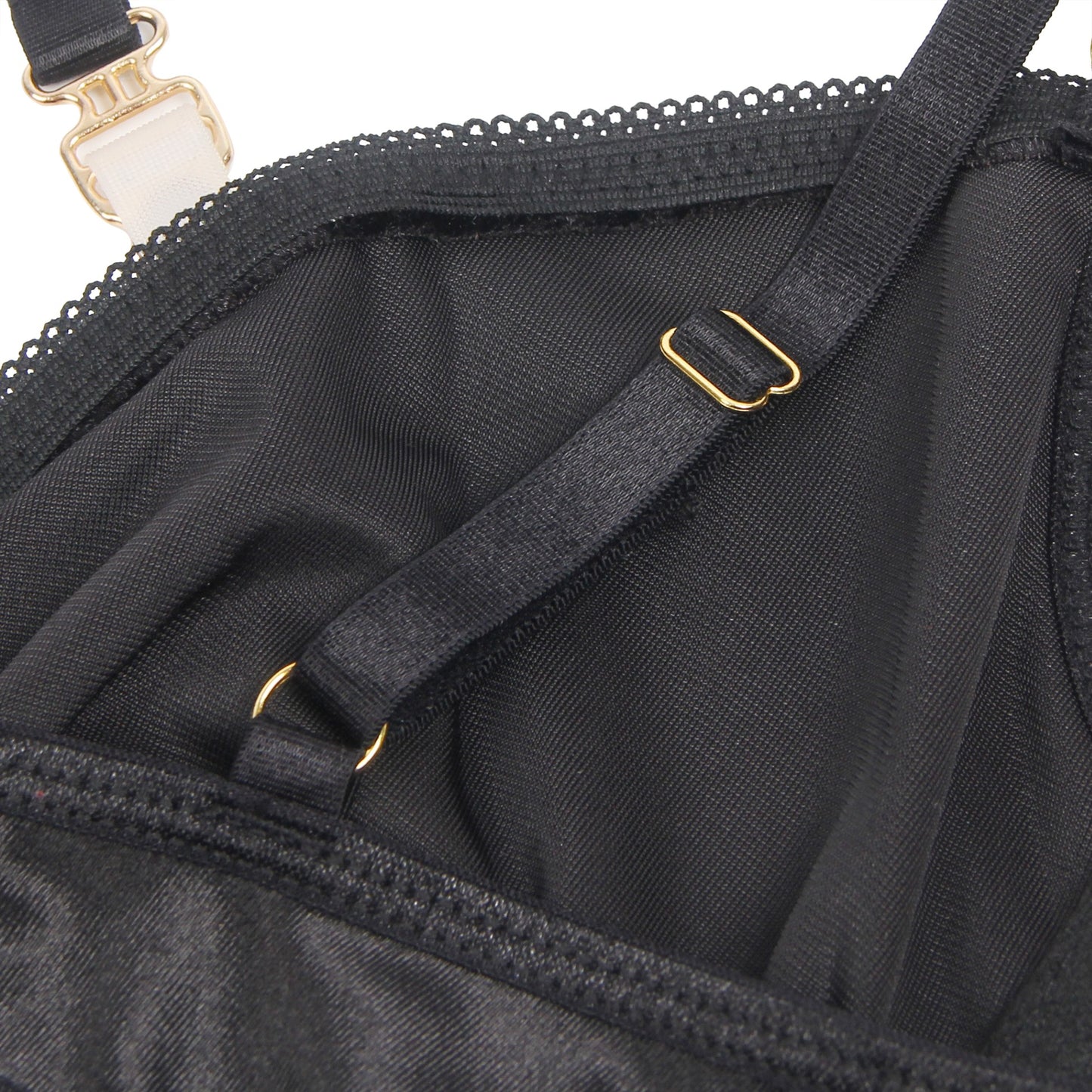 YesX  Hollow Cut Halter Bra Set